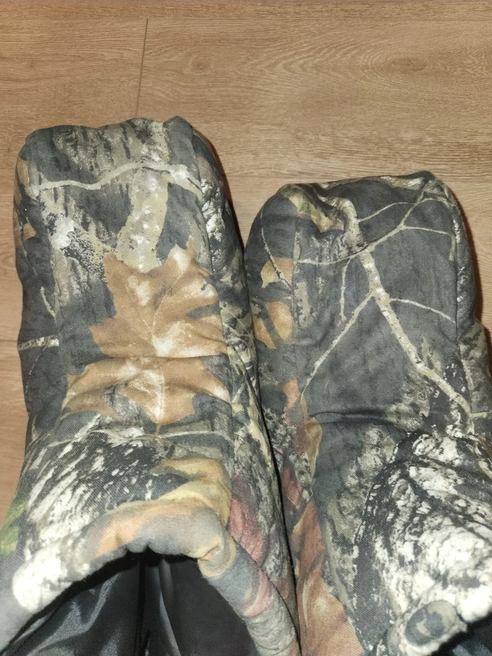 Insulated Real Tree Boot Covers Lightweight Camo Size Large Insulated Like New C